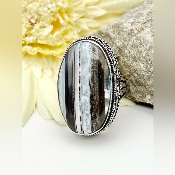 OWYHEE OPAL RING - Picture 1 of 9